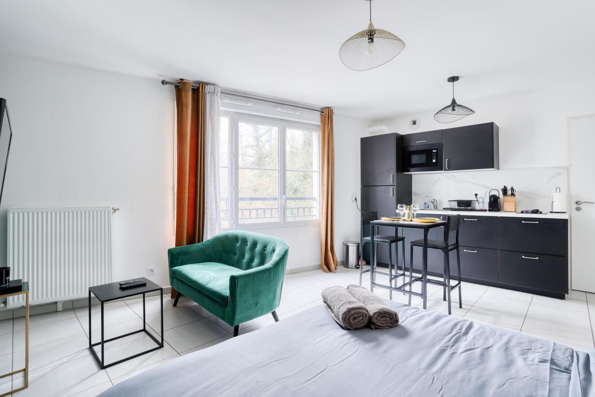 Le Modern Chic - 2 Pers -Disneyland/Val D'Europe A 10 Min Montevrain Bagian luar foto